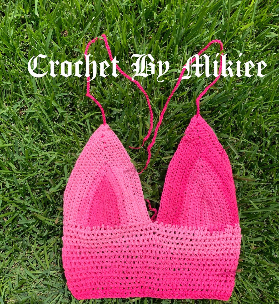 PINK BLEND CROP TOP