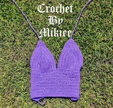 Load image into Gallery viewer, LAVENDER CROP TOP
