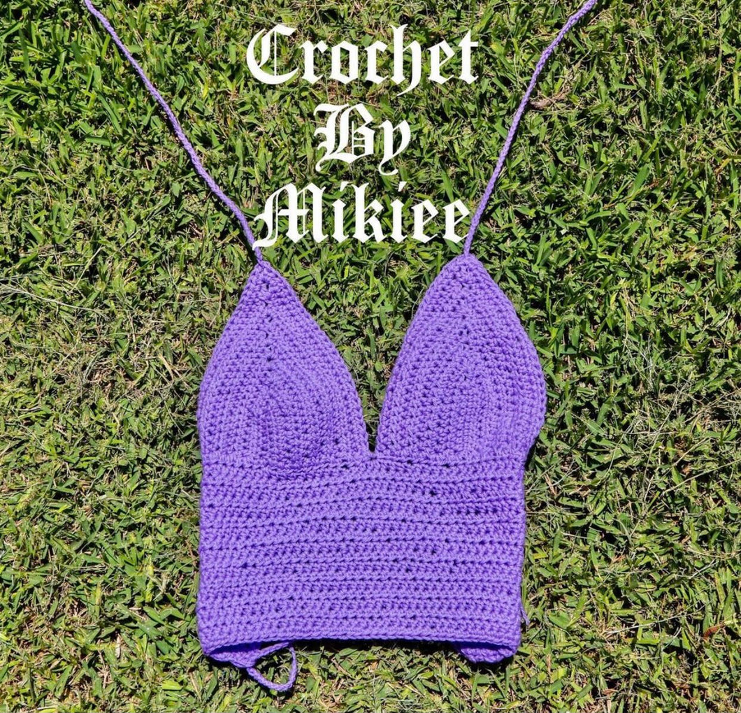 LAVENDER CROP TOP