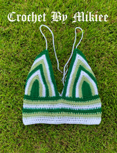 Load image into Gallery viewer, GREEN BLEND CROP TOP
